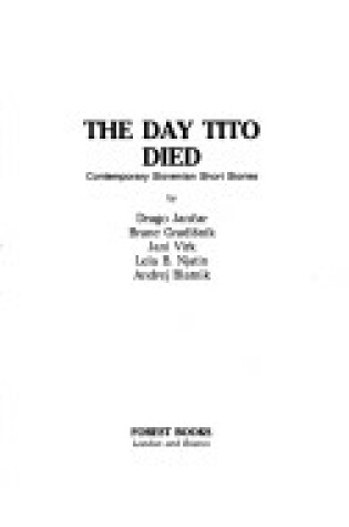 Cover of The Day Tito Died