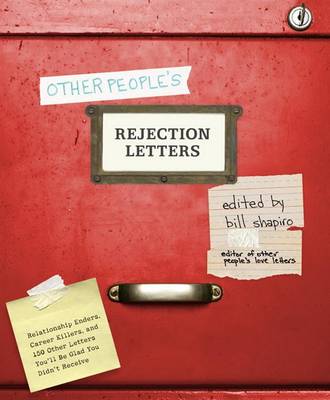 Book cover for Other People's Rejection Letters