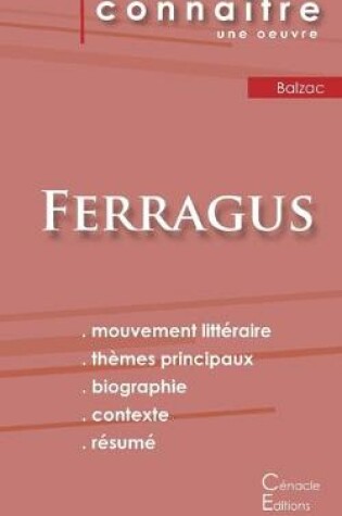 Cover of Fiche de lecture Ferragus de Balzac (Analyse litteraire de reference et resume complet)