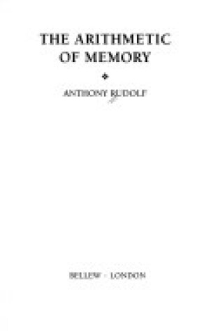 Cover of The Arithmetic of Memory