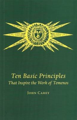 Cover of Ten Basid Principles That Inspire the Work of Temenos