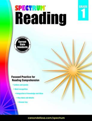 Book cover for Spectrum Reading Workbook, Grade 1