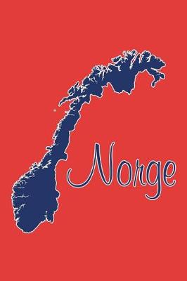 Book cover for Norge - National Colors Blank Notebook (Norway)