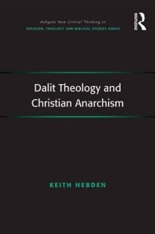 Cover of Dalit Theology and Christian Anarchism