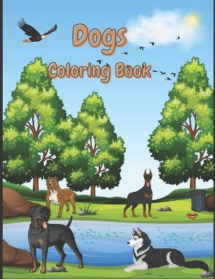 Book cover for Dogs Coloring Book