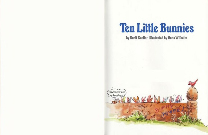 Book cover for Ten Little Bunnies