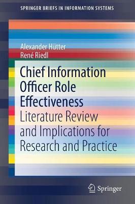 Cover of Chief Information Officer Role Effectiveness