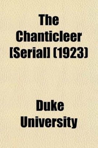 Cover of The Chanticleer [Serial] (1923)