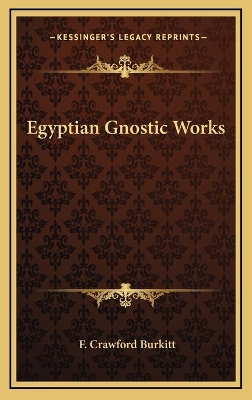 Book cover for Egyptian Gnostic Works