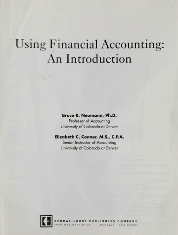 Book cover for Using Financial Accounting