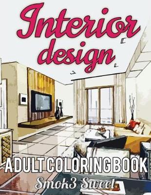 Book cover for Interior Design Coloring Book