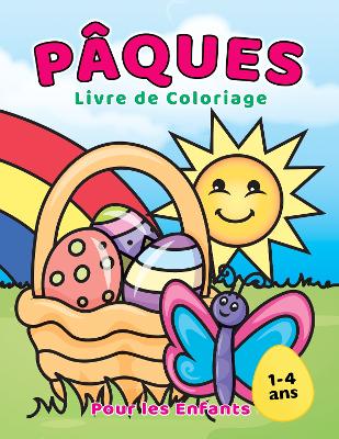 Book cover for Livre de coloriage de Pâques pour les Enfants 1-4 ans
