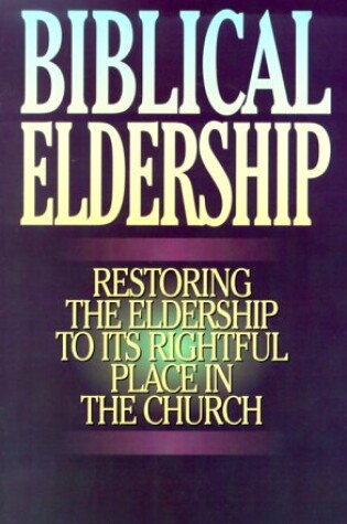 Cover of Biblical Eldership Booklet