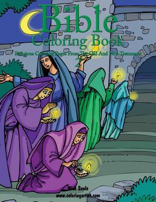 Book cover for Bible Coloring Book 2 - Religious Coloring Pages from the Old and New Testament