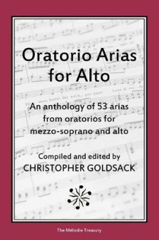 Cover of Oratorio Arias for Alto