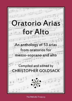 Book cover for Oratorio Arias for Alto
