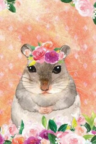 Cover of Bullet Journal for Animal Lovers Hamster in Flowers