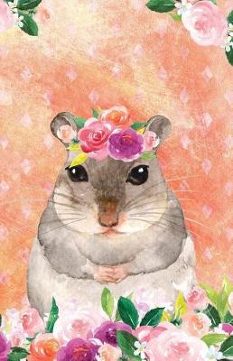 Book cover for Bullet Journal for Animal Lovers Hamster in Flowers