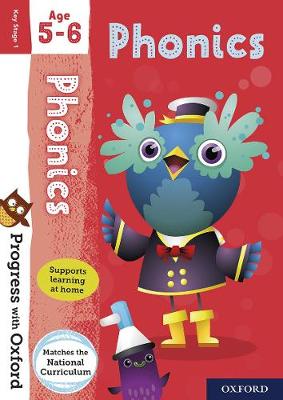 Book cover for Progress with Oxford: Phonics Age 5-6