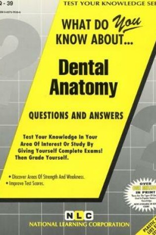 Cover of DENTAL ANATOMY