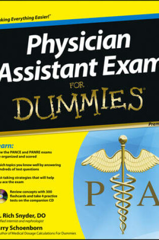 Cover of Physician Assistant Exam For Dummies