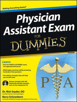 Book cover for Physician Assistant Exam For Dummies