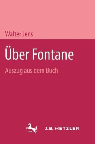 Cover of Über Fontane