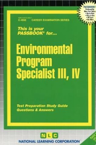 Cover of Environmental Program Specialist III, IV