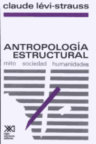 Cover of Antropologia Estructural