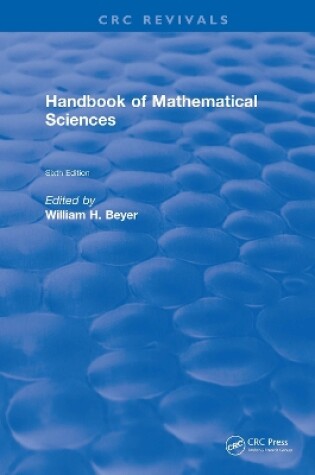 Cover of Handbook of Mathematical Science