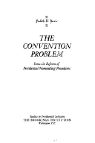 Cover of Convention Problem