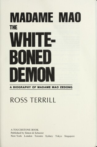 Book cover for Madame Mao, the White-Boned Demon