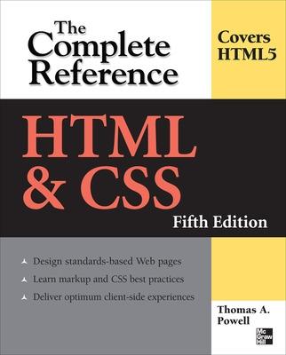 Book cover for HTML & CSS: The Complete Reference, Fifth Edition