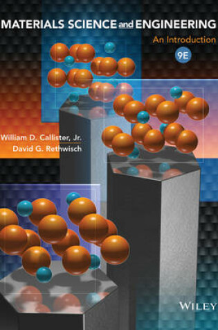 Cover of Materials Science and Engineering: An Introduction, 9e and WileyPLUS Registration Card