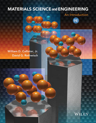 Cover of Materials Science and Engineering: An Introduction, 9e and WileyPLUS Registration Card