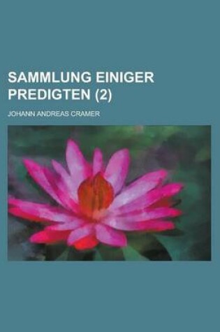 Cover of Sammlung Einiger Predigten (2)