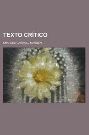 Cover of Texto Critico