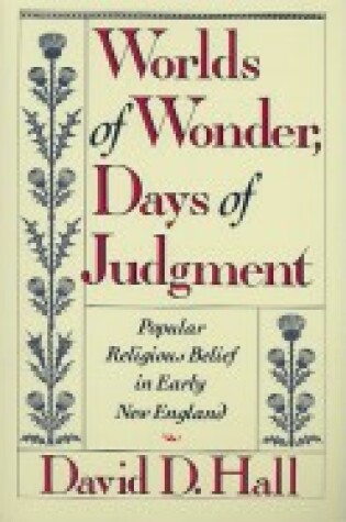 Cover of Worlds of Wonder Days of Judgement#