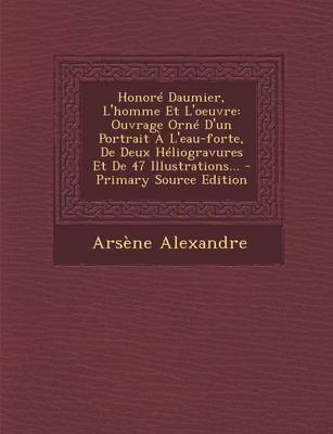 Book cover for Honore Daumier, L'homme Et L'oeuvre