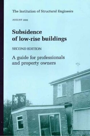 Cover of Subsidence of low-rise buildings