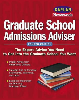 Book cover for Newsweek Graduate School Admissions Adviser