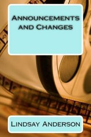 Cover of Announcements and Changes