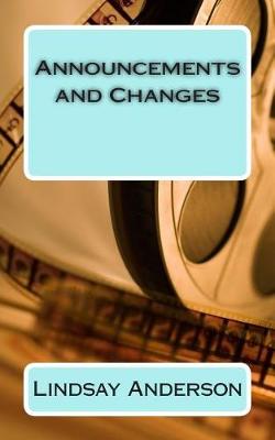 Cover of Announcements and Changes