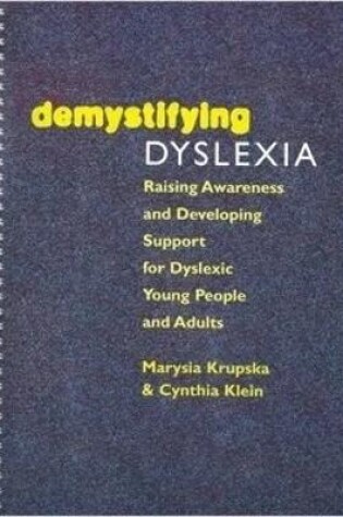 Cover of Demystifying Dyslexia