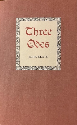 Book cover for Three Odes