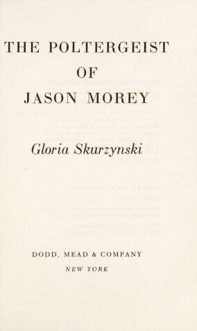 Book cover for The Poltergeist of Jason Morey