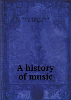 Book cover for A History of Music