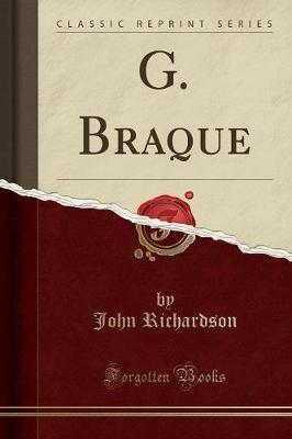 Book cover for G. Braque (Classic Reprint)