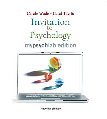 Book cover for Invitation to Psychology, Mylab Edition Value Pack (Includes Study Guide for Invitation to Psychology & Current Directions in Introductory Psychology)