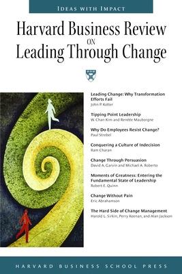 Cover of "Harvard Business Review" on Leading Through Change